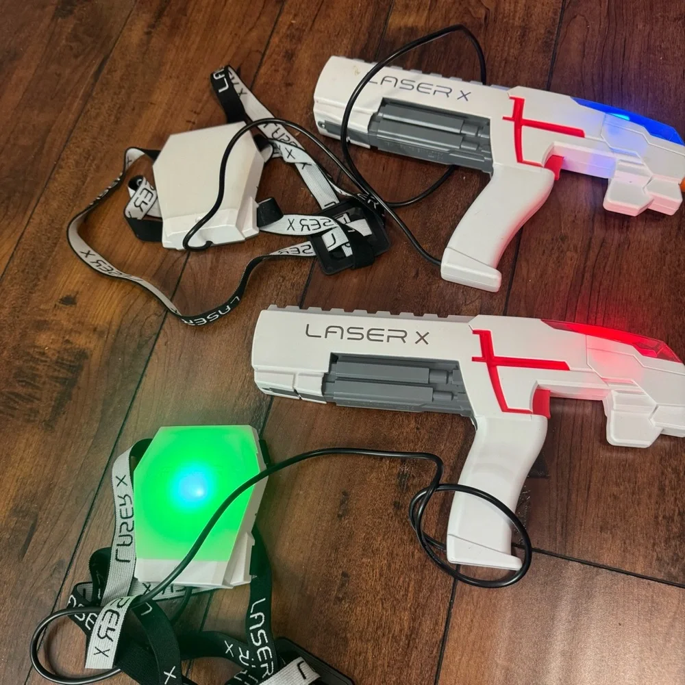 Laser X Blaster 944830 2 Blasters With Vest Receiver